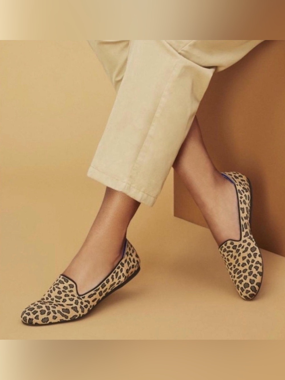 ROTHY’S The Daily Loafer in a Leopard Cheetah Print Women’s Size 8.5